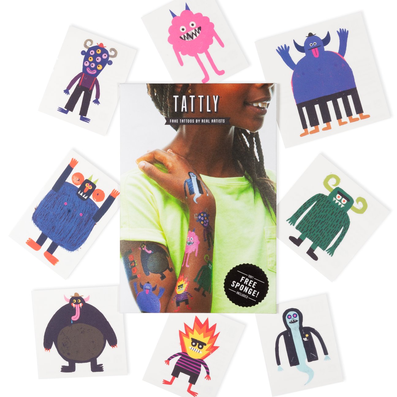 Temporary Halloween Tattoos (Tattly-style)