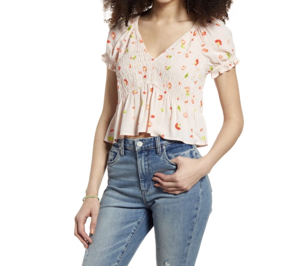 Best crop tops for summer: Babydoll crop top at Nordstrom Best crop tops for summer: Babydoll crop top at Nordstrom