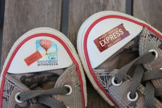 Psst, look down. Chuck Taylors get tattooed...with Addatoos.