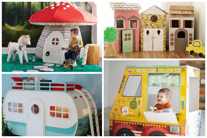 15 of the coolest indoor playhouses for kids from DIY to big splurges