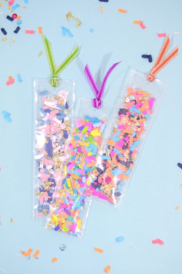 DIY Confetti Bookmark Supplies Pack
