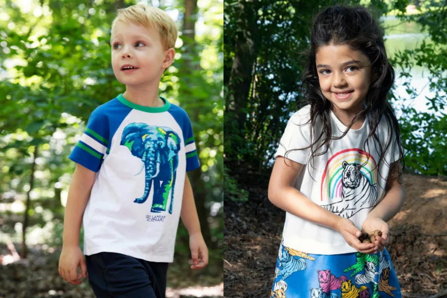 The new clothing line lets kids protect endangered species in style.