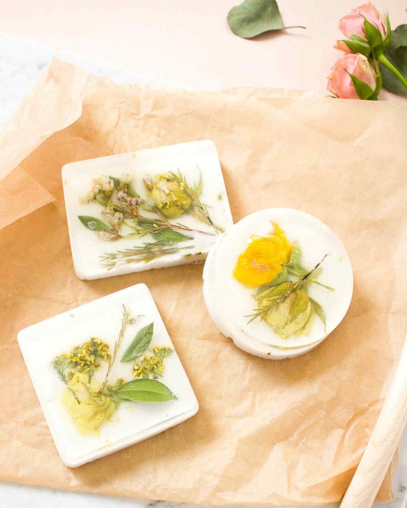 DIY Pressed Flower Soap Kit (Tutorial)