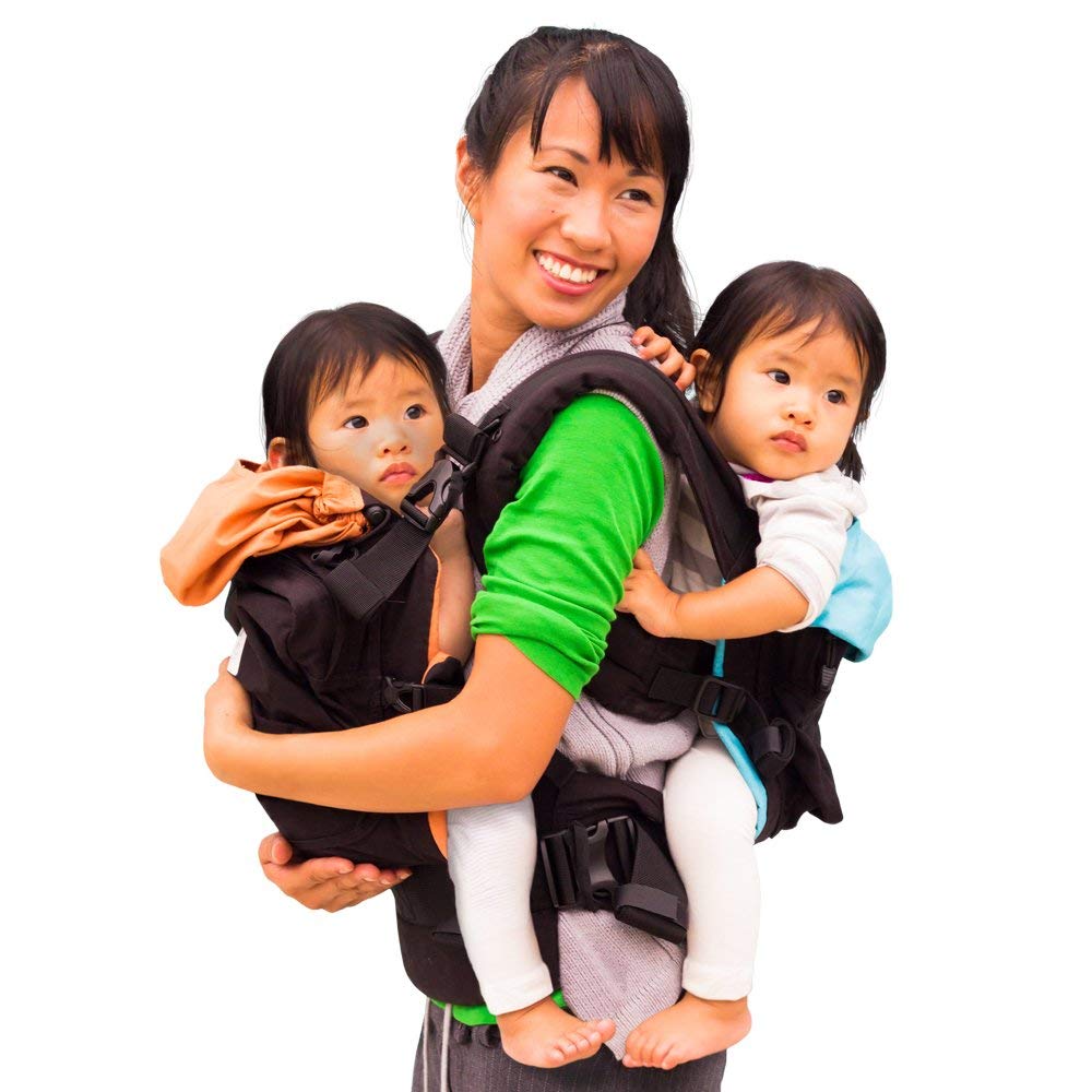 Best baby gear for twins: The TwinGo baby carrier for, you guessed it, twins!