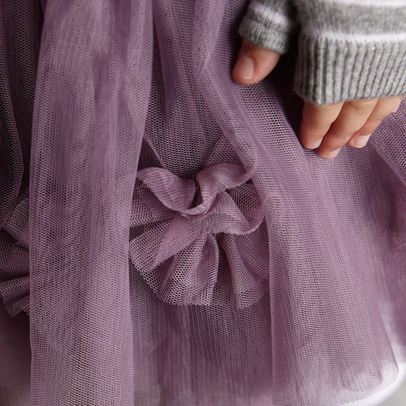 Eden and Zoe Purple Tutu